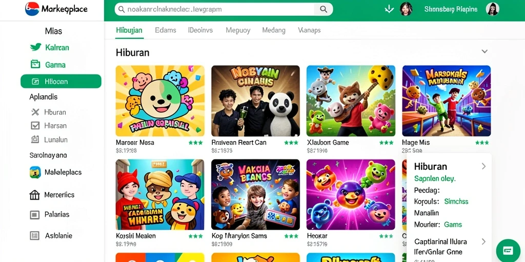 Tampilan antarmuka utama AFAF yang menawan.