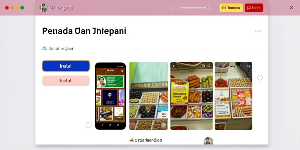 Tampilan menarik dengan navigasi yang mudah.