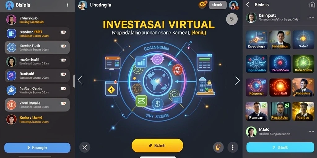 Tampilan utama dengan karakter ikonik COO77.