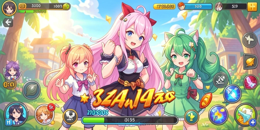 Screenshot menampilkan gameplay yang dinamis dan interaktif.
