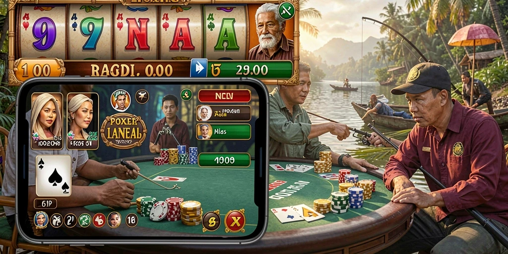 Screenshot menampilkan grafis detail lapangan sepak bola.