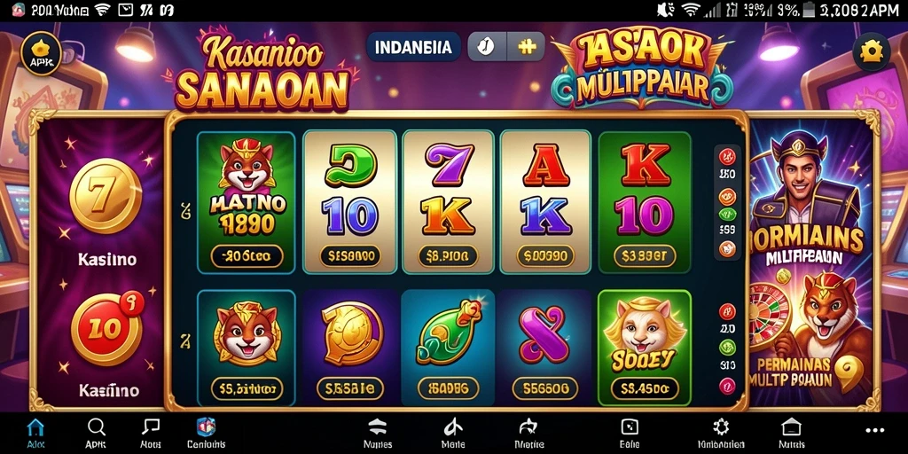 Tampilan awal game dengan grafis yang menarik.