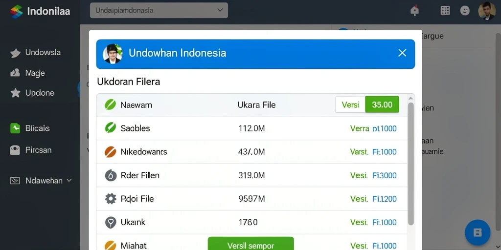 Tampilan antarmuka utama yang menarik dan user-friendly.