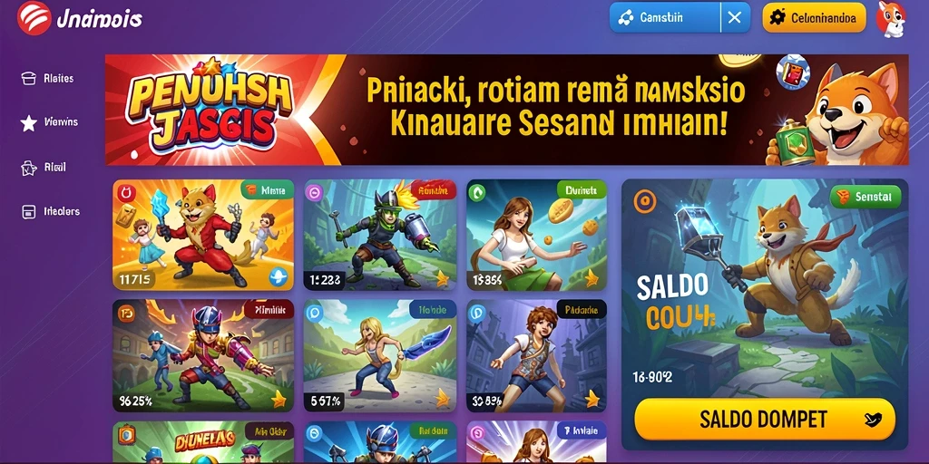Tampilan antarmuka pengguna yang menarik dan mudah digunakan.