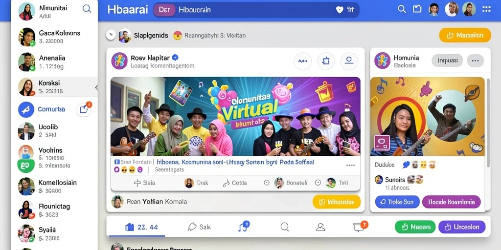 Tampilan antarmuka yang modern dan menarik.