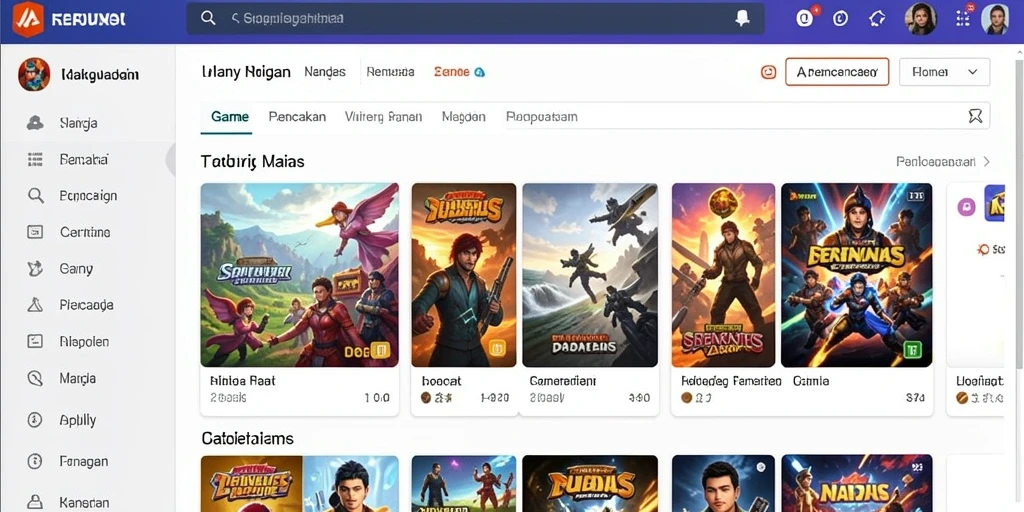 Antarmuka pengguna yang intuitif dan menarik.