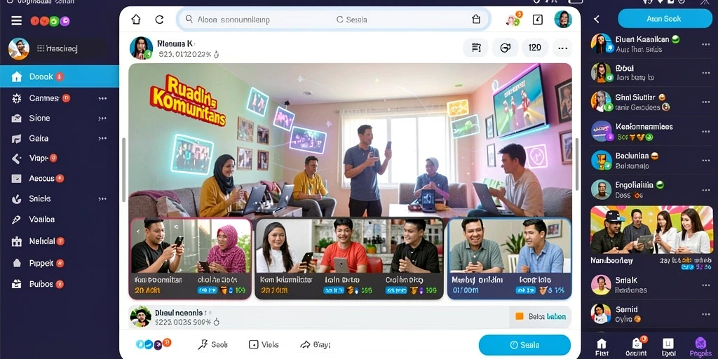 Screenshot 1 menunjukkan karakter utama dalam aksi.