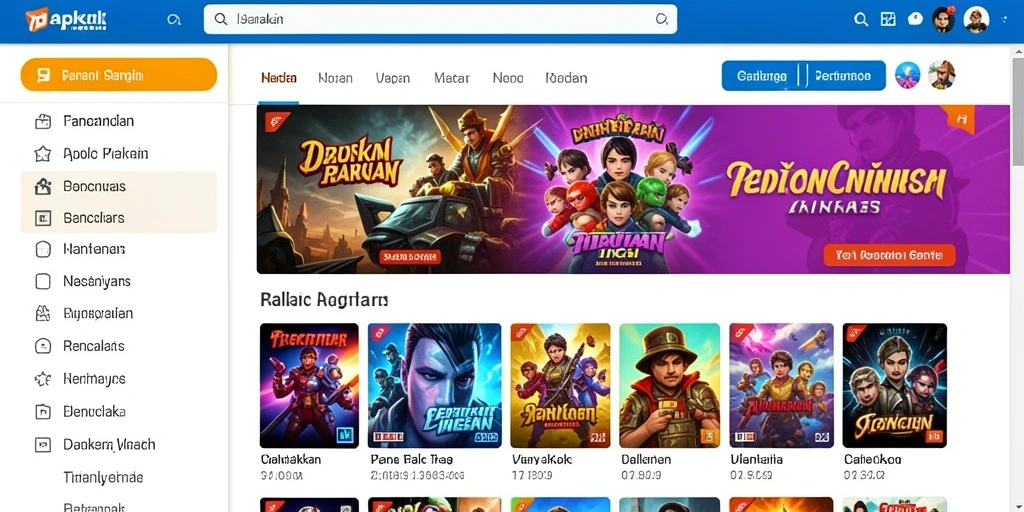 Tangkapan layar menunjukkan antarmuka permainan yang menarik.